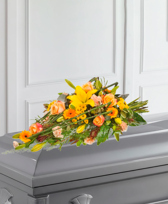 Symphonie Florale — gerbe de deuil livrée à Toulouse