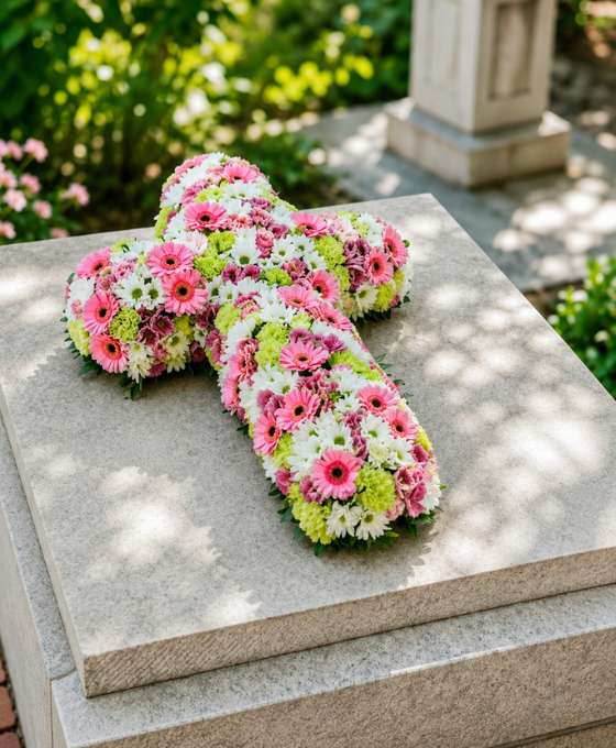 Croix du Souvenir — couronne funéraire, fleurs de deuil livrées à Toulouse